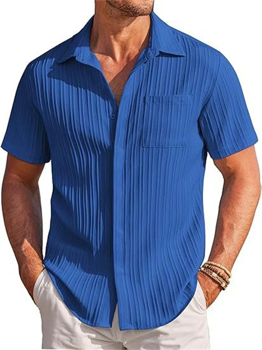 CAMISA DE LINO PARA PLAYA HOMBRE SILAMODA™